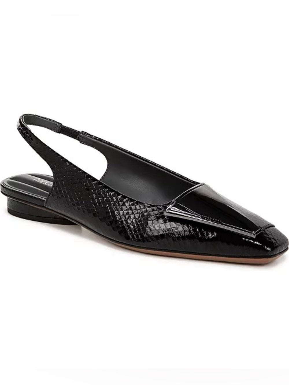 Franco Sarto Black cassidy slingback flats NWT